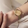 28mm Bee Ultra Slim Gold Mesh Watch - Image 3