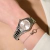 33mm Hexa Blush & Silver Bracelet Watch - Image 3