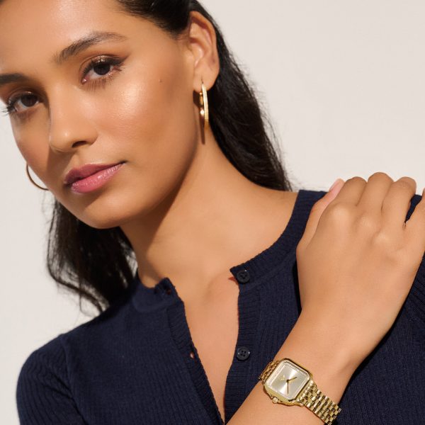28mm Grosvenor Gold Bracelet Watch - Image 6