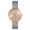 36mm Minima Bee T-Bar Blush & Silver Mesh Watch