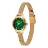 23mm Mini Green & Gold Mesh Watch - Image 2