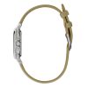 28mm Grosvenor Silver & Sage Green Leather Strap Watch - Image 4
