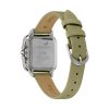28mm Grosvenor Silver & Sage Green Leather Strap Watch - Image 5