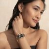 28mm Grosvenor Black & Two Tone Bracelet Watch - Image 6
