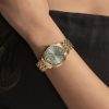 32mm Swirl Sage Green & Gold Bracelet Watch - Image 3