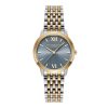 32mm Swirl Chalk Blue & Two Tone Bracelet Watch
