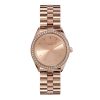 34mm Bejewelled Rose Gold Bracelet Watch