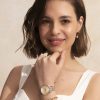 35mm Radiant Sun Ombre & Rose Gold Bracelet Watch - Image 6