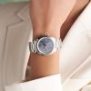 36mm Lustre Multi-Function Light Grey & Silver Bracelet Watch - Image 3