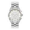 38mm City Classic Multifunction Silver Bracelet Watch