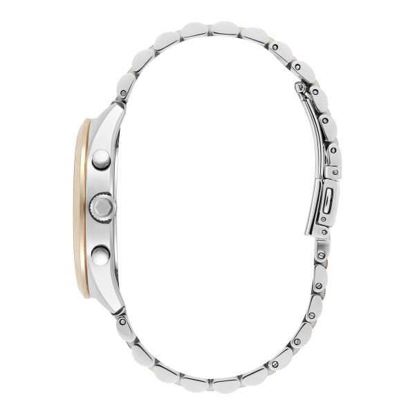 38mm City Classic Multifunction Two Tone Bracelet Watch - Image 4