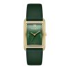 23mm Grove Gold & Forest Green Leather Strap Watch