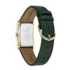 23mm Grove Gold & Forest Green Leather Strap Watch - Image 5