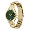 34mm Lea Forest Green & Gold Bracelet Watch - Image 2