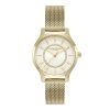 30mm Wonderlust Ivory & Gold Mesh Watch