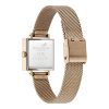 23mm Lucky Bee Black & Rose Gold Mesh Watch - Image 5