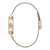 30mm Illustrated Florals Rose Gold Mesh Watch - Image 4