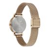 30mm Illustrated Florals Rose Gold Mesh Watch - Image 5