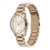 34mm Geo Ivory & Rose Gold Bracelet Watch - Image 2