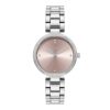 32mm Dimension T-Bar Mellow Rose & Silver Bracelet Watch