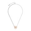 Entwine Silver & Rose Gold Necklace - Image 2