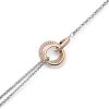 Entwine Silver & Rose Gold Bracelet - Image 4
