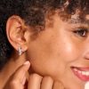 Entwine Silver Hoop Earrings - Image 3