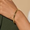 Linear Gold Bangle - Image 3