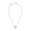 Knot Heart Silver Necklace - Image 2