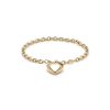 Knot Heart Gold Bracelet - Image 2