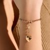 Knot Heart Gold Bracelet - Image 3