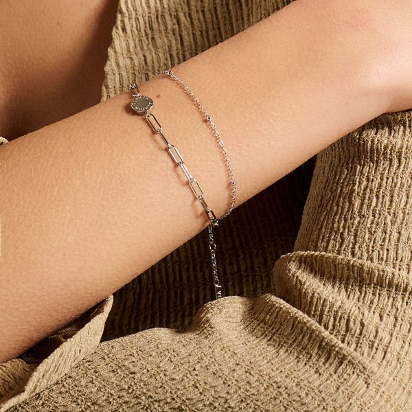 Illusion Silver Stacking Bracelet - Image 3