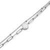 Illusion Silver Stacking Bracelet - Image 4