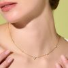 Pearl Cluster Gold Necklace - Image 3