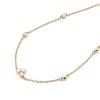 Pearl Cluster Gold Necklace - Image 4