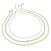 Illusion Gold Stacking Necklace Set