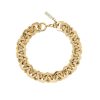 Honeycomb Gold Link Bracelet