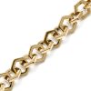 Honeycomb Gold Link Bracelet - Image 4
