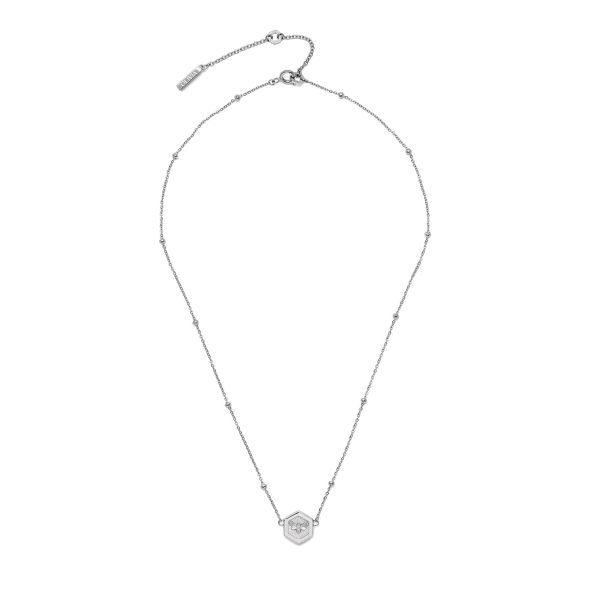Minima Bee Silver Pendant Necklace - Image 2