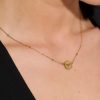 Minima Bee Gold Pendant Necklace - Image 3