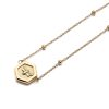 Minima Bee Gold Pendant Necklace - Image 4