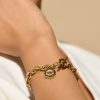 Minima Bee Gold Toggle Bracelet - Image 3