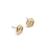 Minima Bee Gold Stud Earrings - Image 2