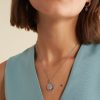 Celestial Sun Silver Tone Pendant Necklace - Image 3