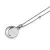 Celestial Sun Silver Tone Pendant Necklace - Image 5