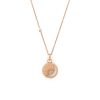 Celestial Sun Rose Gold Plated Pendant Necklace