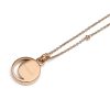 Celestial Sun Rose Gold Plated Pendant Necklace - Image 5