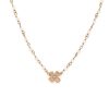 Dogwood Rose Gold Plated Beaded Charm Necklace