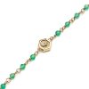 Minima Bee Green & Gold Plated Beaded Charm Bracelet - Image 4