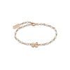 Dogwood Rose Gold Plated Beaded Charm Bracelet - Image 2